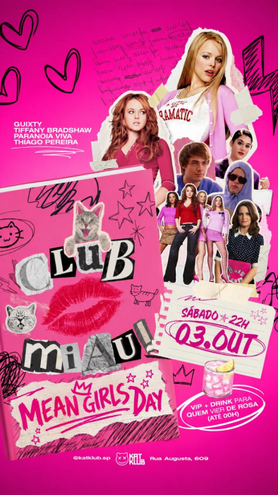 Evento: CLUB MIAU! - MEAN GIRLS DAY