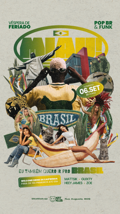 Evento: MIAU! VÉSPERA DE FERIADO