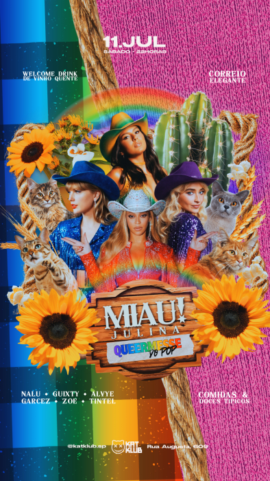 Evento: MIAU JULINA - QUEERMESSE DO POP