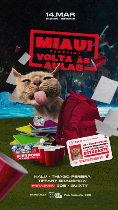 Evento: MIAU ESPECIAL VOLTA ÀS AULAS!