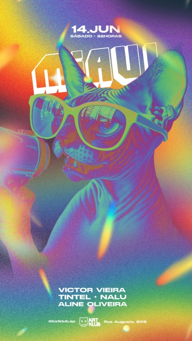 Evento: Festa MIAU! Pop, Pop Brasil e Funk Hits