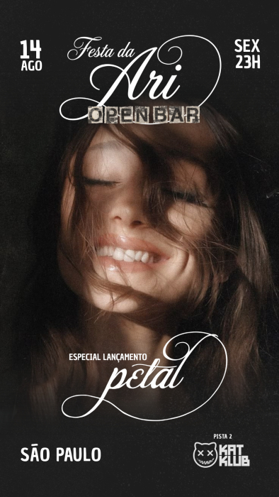 Evento: Festa da Ari Open Bar