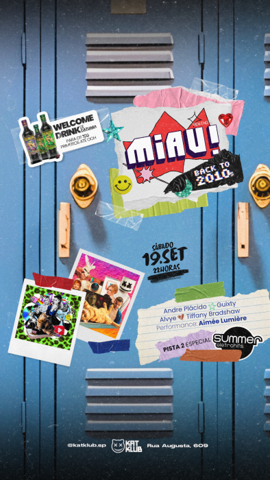 Evento: MIAU BACK TO 2010s
