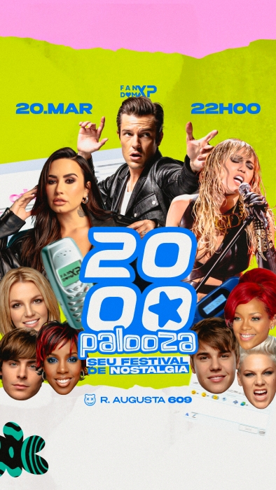 Evento: 2000 Em Uma Noite: After Lolla Com Pop, Disney & Hits 2000