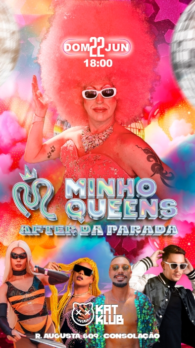 Evento: AFTER MINHOQUEENS – PARADA LGBT+ 2025