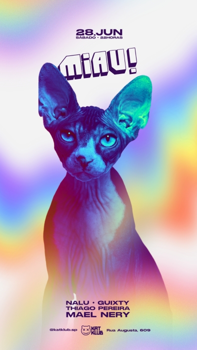 Evento: Festa MIAU! Pop, Pop Brasil e Funk Hits