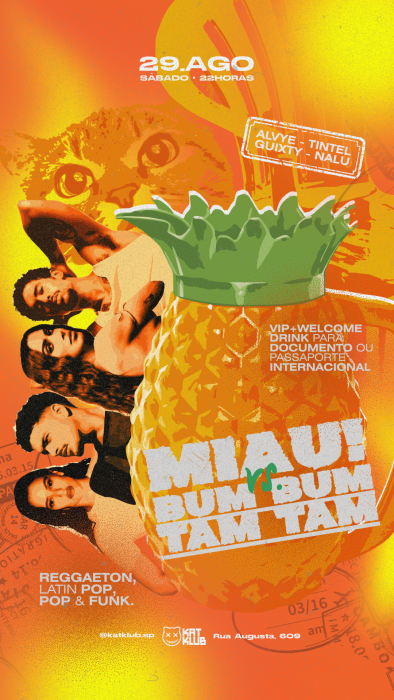 Evento: MIAU vs BUM BUM TAM TAM